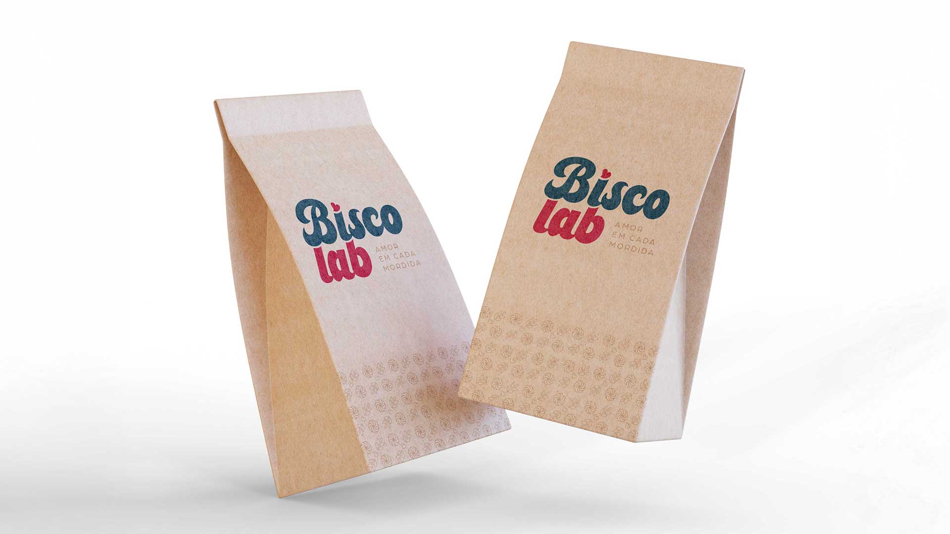 Projeto de identidade visual para empresa de biscoitos artesanais Biscolab.